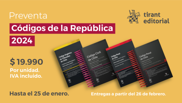 Códigos De La República 2024 En Preventa | Tirant Lo Blanch Chile