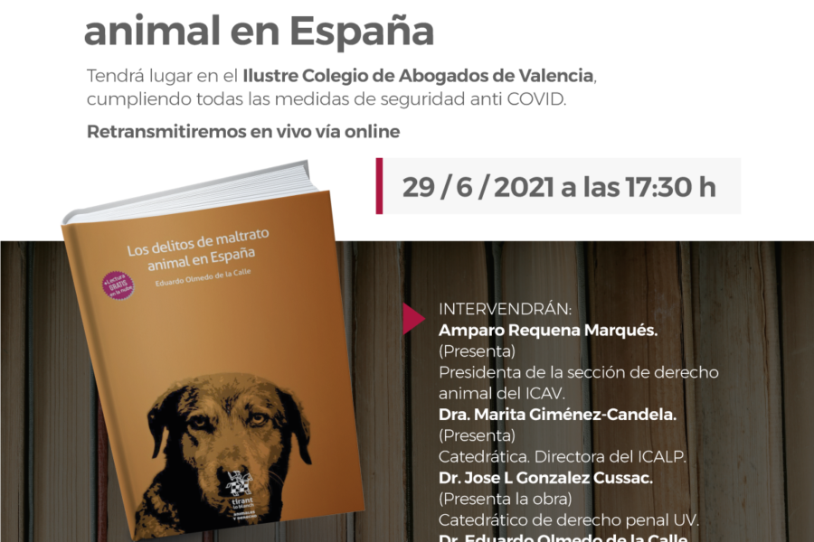 Presentación Los delitos del maltrato animal en España