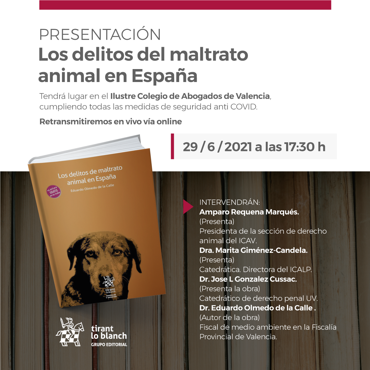 Presentación Los delitos del maltrato animal en España